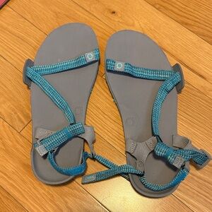 Xero Barefoot - Teal and Gray Sandal W11
